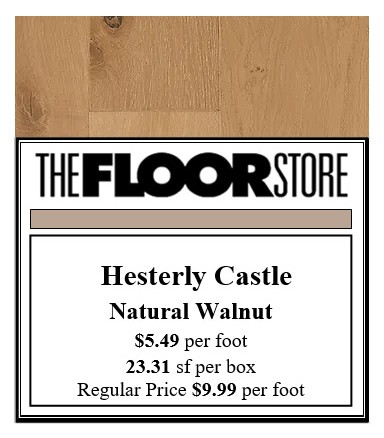 Hesterly Castle - Natural Walnut $5.49 s/f | The Floor Store